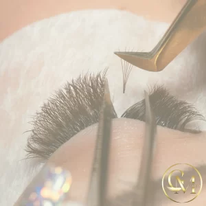 eyelash extensions hair by hair